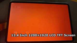 13.4 Inch 1200×1920 LCD TFT Screen 60/90Hz MIPI Interface