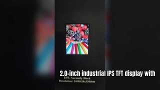 2.0-inch industrial IPS TFT display with 240×320 resolution