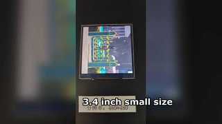 3.4 inch small size 