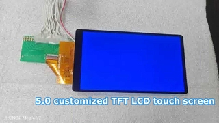 customized capacitive/resistive touch screen, 5-inch customized display touch screen, 