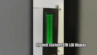 5.7 Inch Custom FSTN LCD Display Module for Industrial Printer Applications green