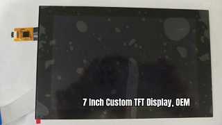 7 Inch Custom TFT Display, OEM ODM Customized
